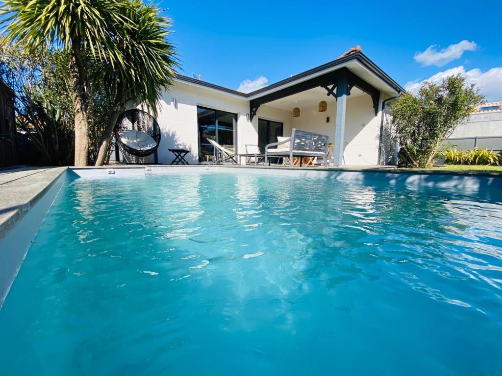 Villa Bord de Mer Bassin d'Arcachon avec piscine 4 étoiles Gujan-Mestras Exterior foto