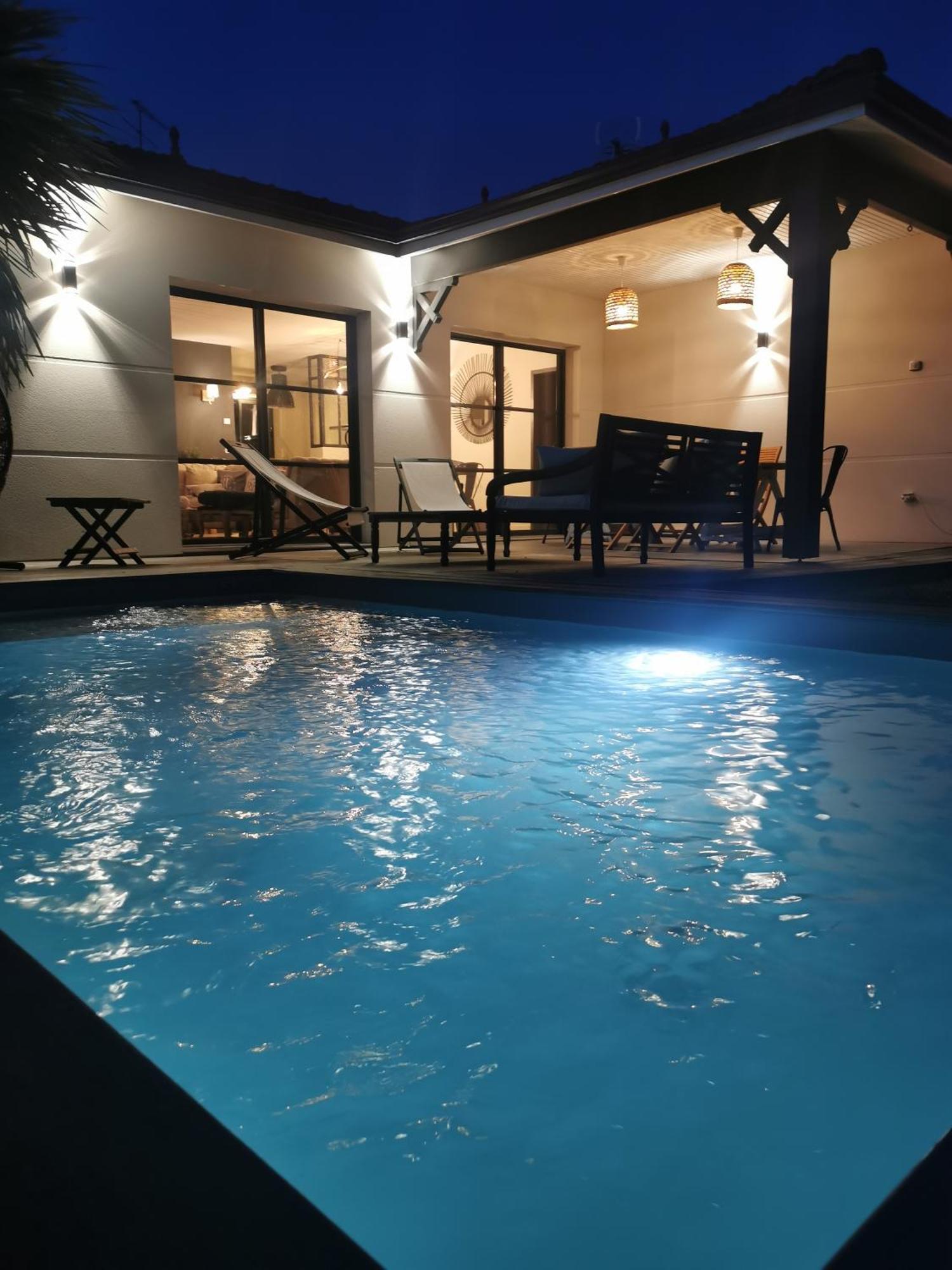 Villa Bord de Mer Bassin d'Arcachon avec piscine 4 étoiles Gujan-Mestras Exterior foto