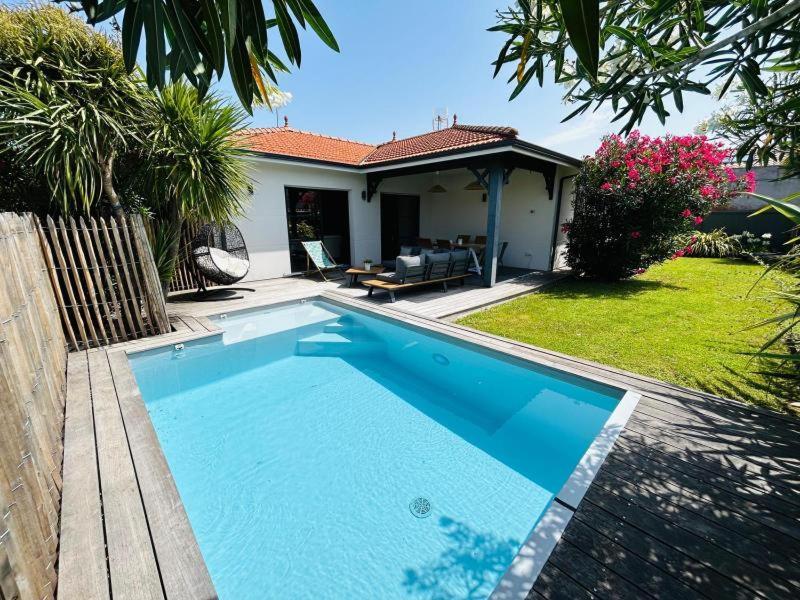 Villa Bord de Mer Bassin d'Arcachon avec piscine 4 étoiles Gujan-Mestras Exterior foto